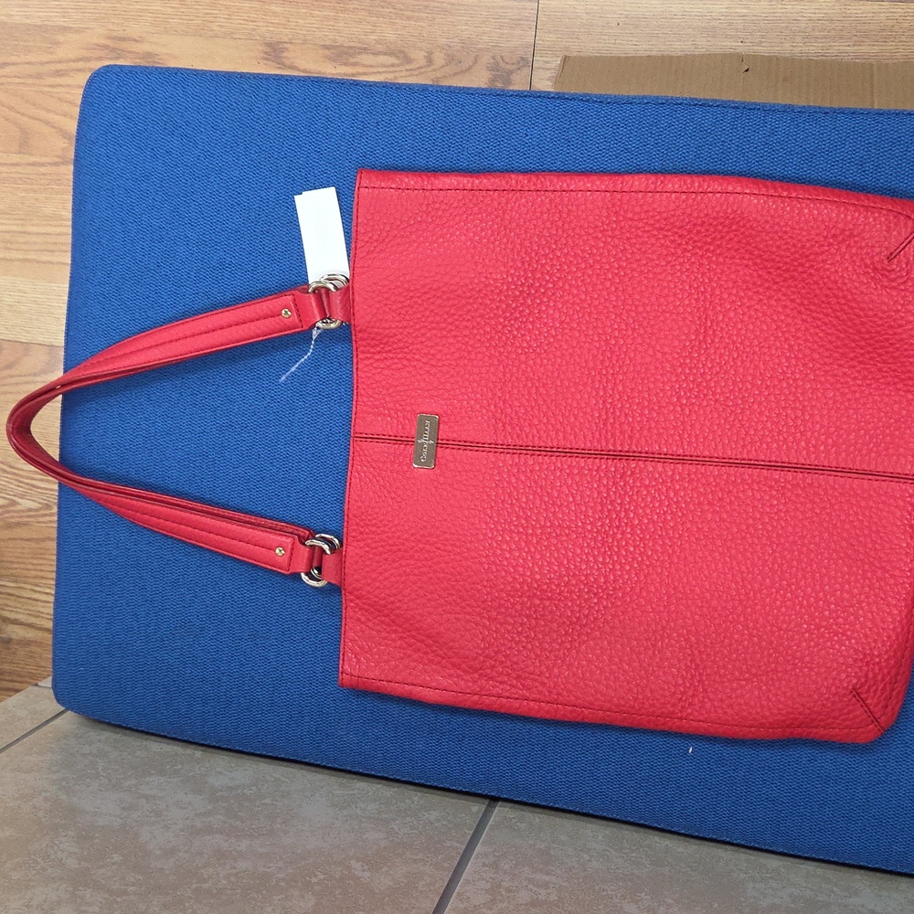 Cole Haan Red Pebble Leather handbag
